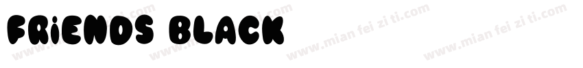 Friends Black字体转换